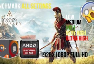 Assassins Creed Odyssey RX 580 4GB - AMD Ryzen 2600 - PC Benchmark