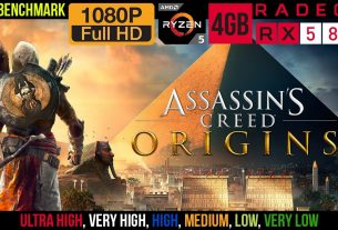 Assassins Creed Origins RX 580 4GB PC FULL Benchmark in 2021 1080p Ryzen 5 2600