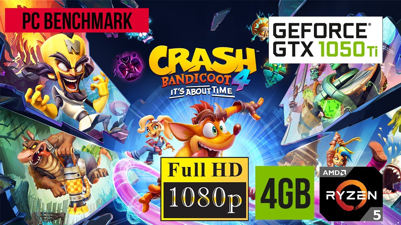 Crash Bandicoot 4 It's About Time GTX 1050 Ti (PC Gameplay) N-Sane Settings