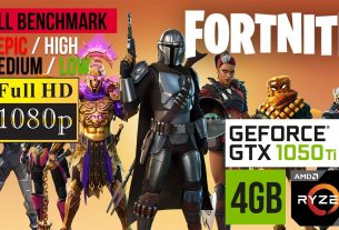 Fortnite GTX 1050 Ti 4GB PC Gameplay Benchmark AMD Ryzen 5 2600 (Full HD)