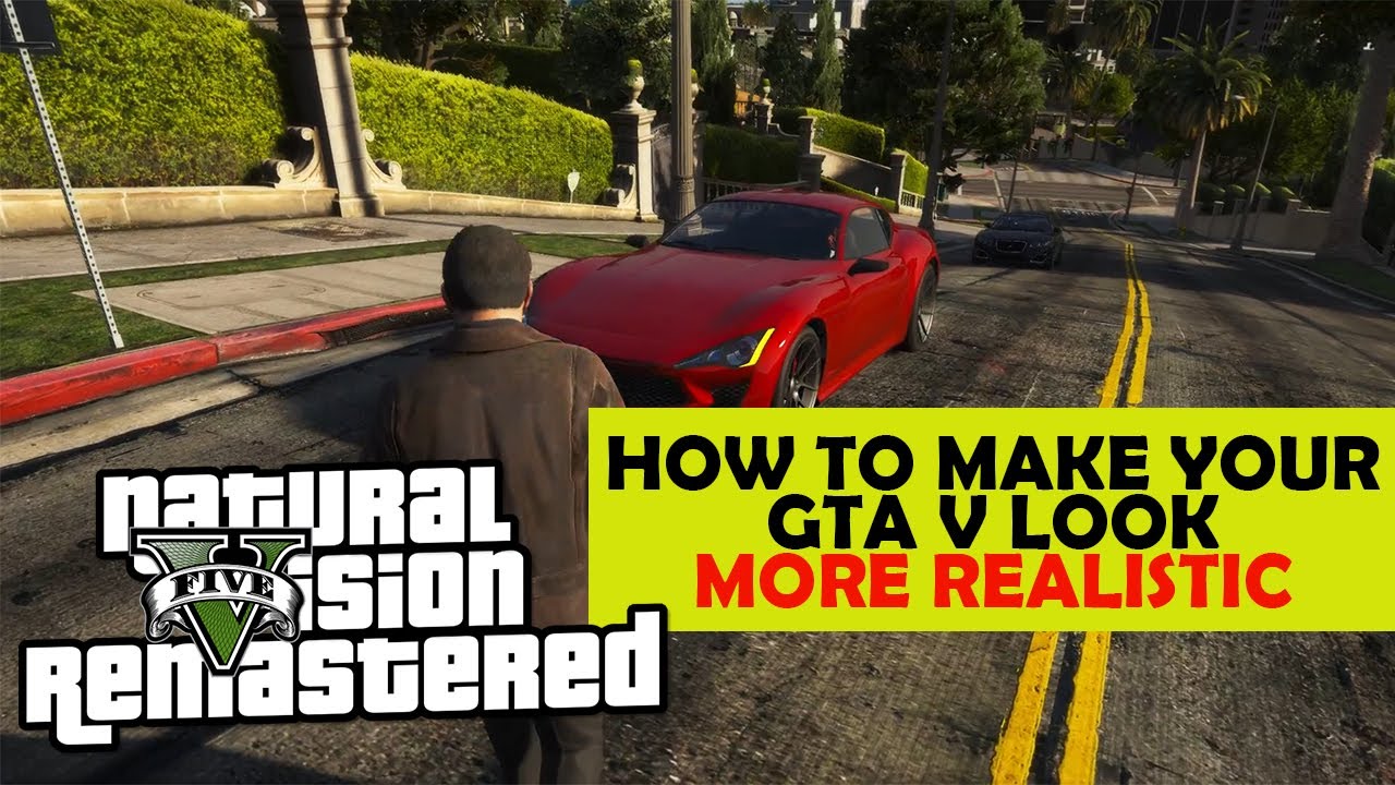 GTA 5 Graphics Mod For Low End PC Average PC 3 AMAZING Steps To Make Your GTA V Look More Realistic