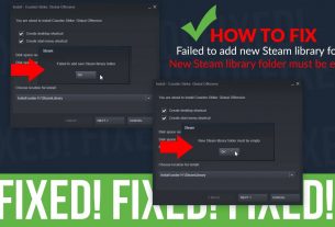 How To Fix Failed To Add New Steam Library Folder (Destination Folder Must Be Empty)