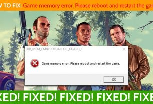 How To Fix GTA V Game Memory Error. Please reboot and restart the game [2021]