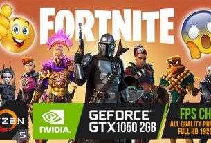 NVIDIA GTX 1050 2GB Fortnite FPS Performance Mode ALL PRESETS FULL HD 1920X1080 Benchmark