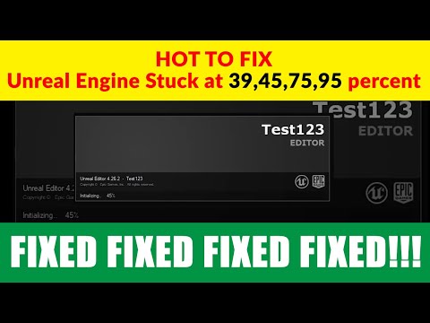 (PROBLEM SOLVED 100%) Unable to start Unreal Engine, stuck at 39%, 45%, 75%, 95%