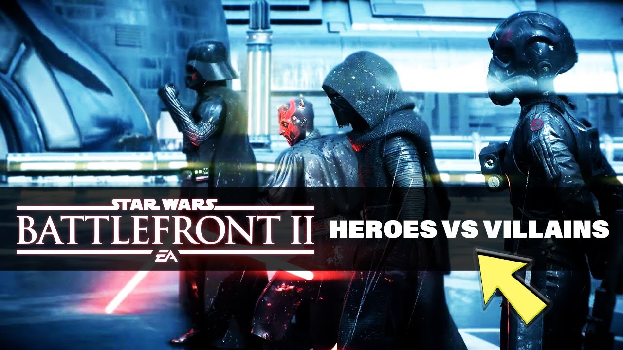 Star Wars Battlefront 2 Gameplay Multiplayer Heroes VS Villains 1080p GTX 1050