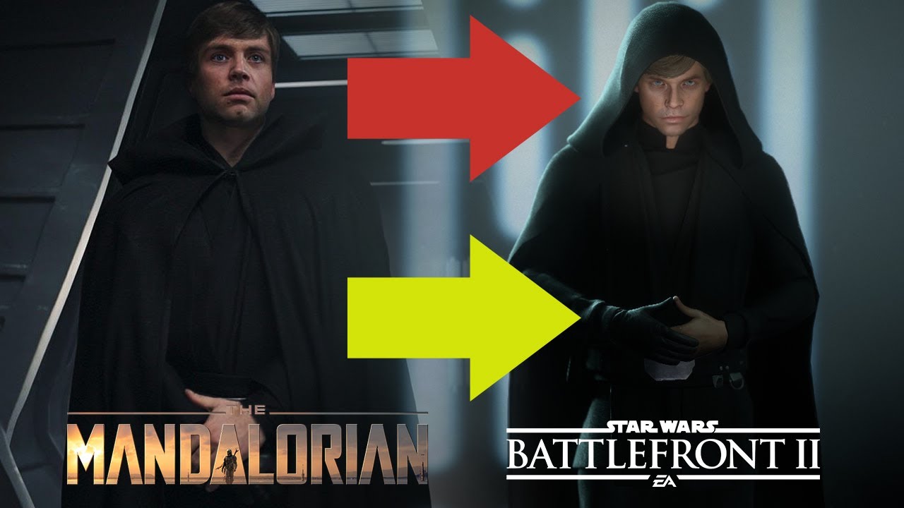 Star Wars Battlefront 2 Luke Skywalker Mods The Mandalorian Season 2 -The Rescue