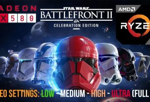 Star Wars Battlefront 2 RX 580 4GB Gameplay - PC Benchmark