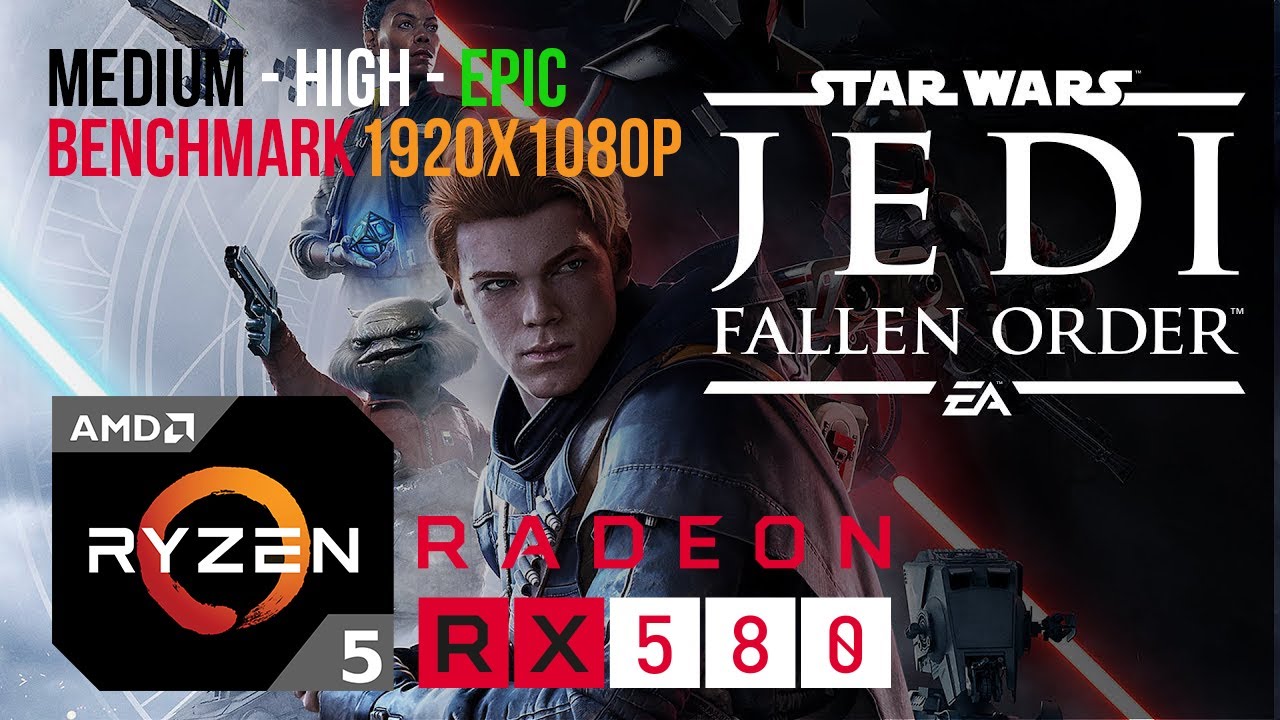 Star Wars Jedi Fallen Order RX 580 4GB PC Benchmark