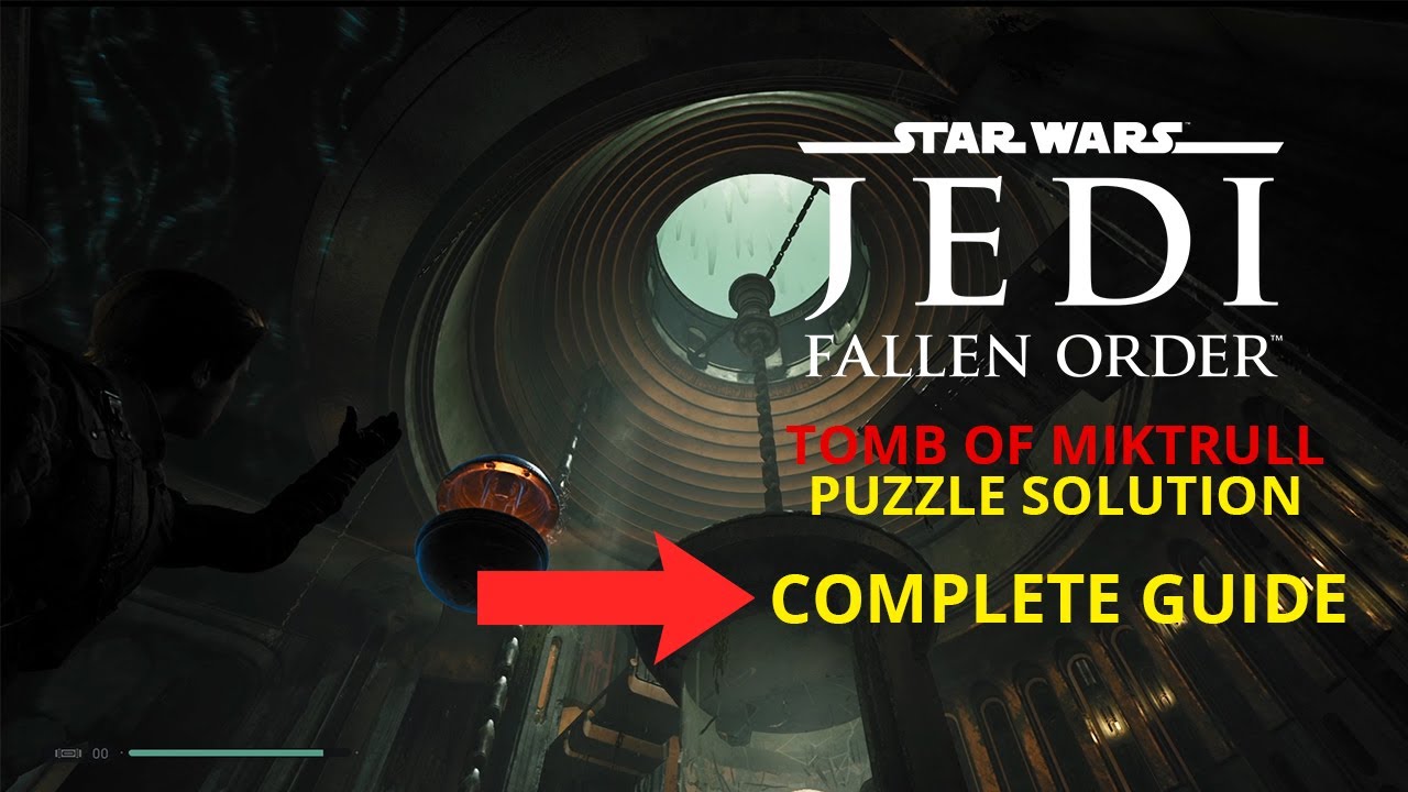 Star Wars Jedi Fallen Order Tomb of Miktrull Walkthrough + Raise The Spire of Miktrull