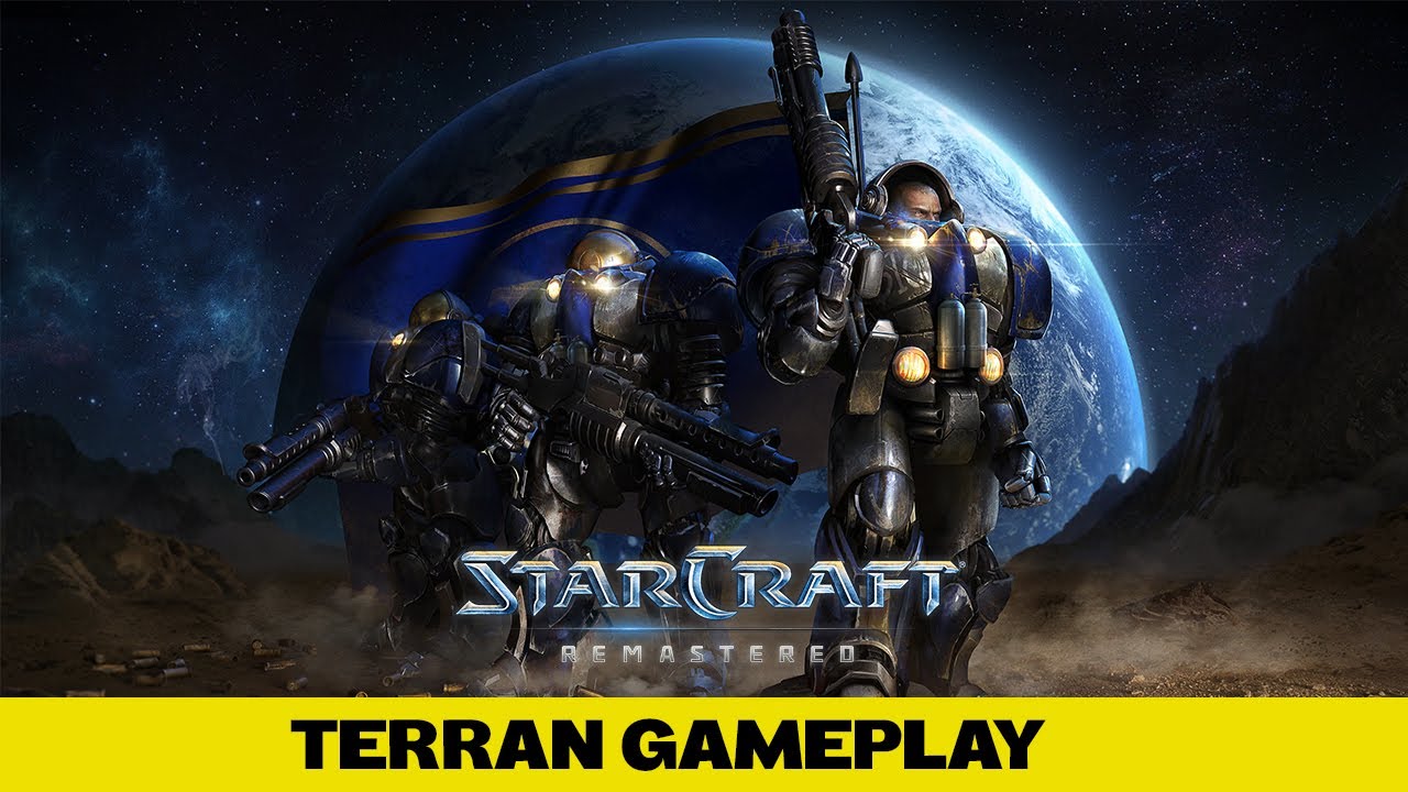 Starcraft Remastered Gameplay Terran With Cheat Codes