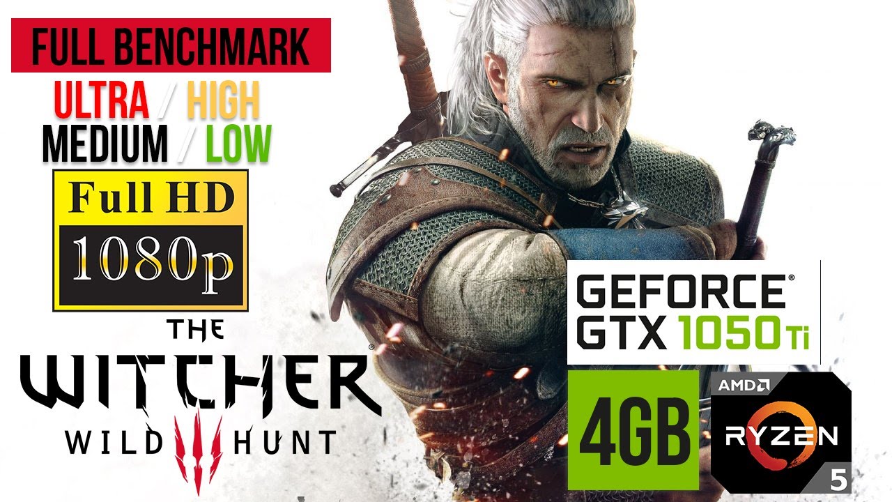 The Witcher 3 Wild Hunt Gameplay (GTX 1050 Ti) Best Settings
