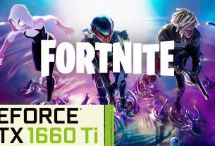 GTX 1660 Ti Fortnite ULTRA Settings Gameplay With FPS