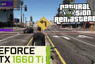 GTX 1660 Ti GTA 5 NaturalVision Max Settings Gameplay With FPS