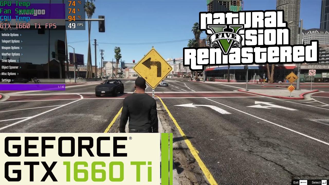 GTX 1660 Ti GTA 5 NaturalVision Max Settings Gameplay With FPS