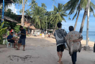 Strolling In Alona Panglao Bohol Island Philippines 4K Video Part 1
